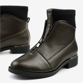 Bottes marron pour femme avec lettres Tyrell brun 1 Bottes marron pour femme avec lettres Tyrell brun 1