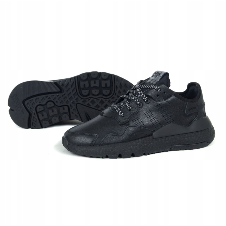 Chaussures Adidas Nite Jogger Jr EG5837 noir 1
