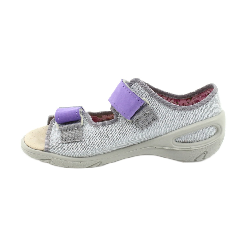 Chaussures enfant Befado 065X144 violet argent gris 2 Chaussures enfant Befado 065X144 violet argent gris 2
