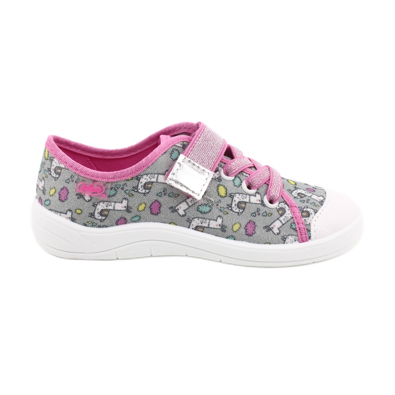 Chaussures enfant Befado 251X158 rose gris 1