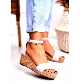 SEA Sandales Femme Sur Compensée Gris MarryMe 1