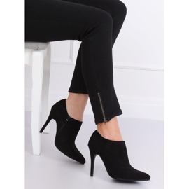 Chaussures en daim noir sur talon aiguille TX-1850 Noir le noir 2