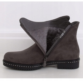 Bottines en daim grises 6332 Gris 3