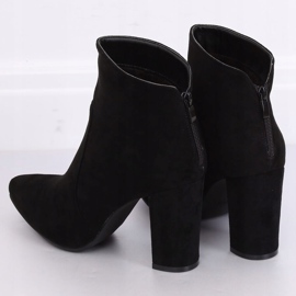 Bottines à talons noires TX-1802 Noir le noir 3