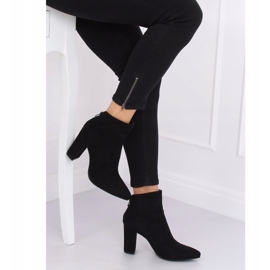 Bottines à talons noires TX-1802 Noir le noir 5