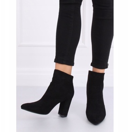 Bottines à talons noires TX-1802 Noir le noir 1