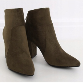 Bottes à talons vertes TX-1802 Dk Green 2