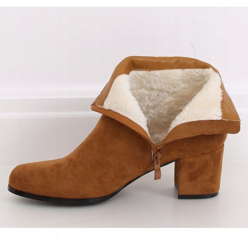 Camel L7196A Bottines à talons camel brun 1