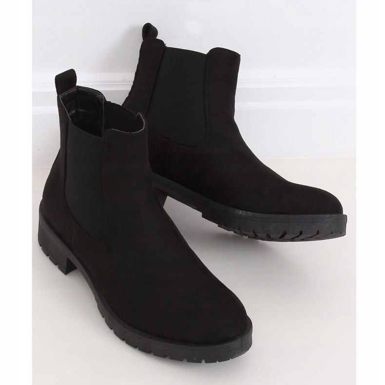 Bottines Chelsea noires pour femme JY2000 Noir 1