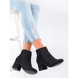 Goodin Bottines En Daim Avec Boutons le noir 3