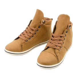 Baskets montantes marron classiques pour femmes BK-08 brun 2 Baskets montantes marron classiques pour femmes BK-08 brun 2