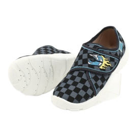 Chaussures enfant Befado 974X411 noir bleu marine bleu 3