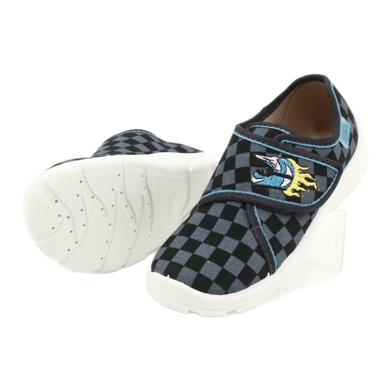 Chaussures enfant Befado 974X411 noir bleu marine bleu 3