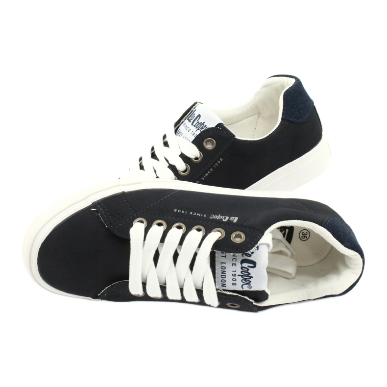 Sneakers Eco-Dire Lee Cooper LCJL-20-31-083 Navy Blue bleu 4