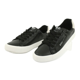 Lee Cooper Sneakers pour femmes en cuir LCJL-20-31-071 Black le noir 2