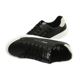 Lee Cooper Sneakers pour femmes en cuir LCJL-20-31-071 Black le noir 4