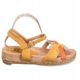 Kylie Sandales espadrilles jaune 4