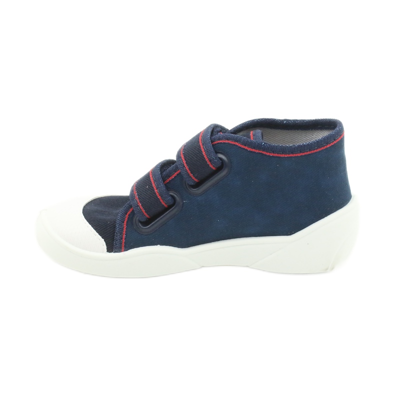 Chaussures enfant Befado orange 212P061 blanc rouge bleu marine 1