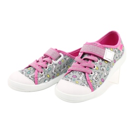 Chaussures enfant Befado 251X158 rose argent gris multicolore 2 Chaussures enfant Befado 251X158 rose argent gris multicolore 2