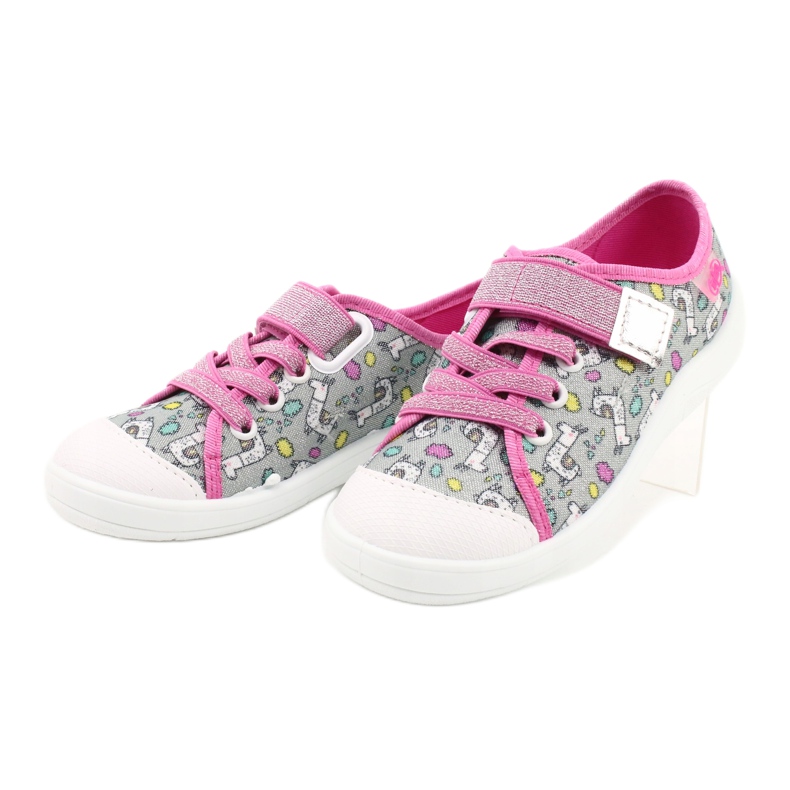 Chaussures enfant Befado 251X158 rose argent gris multicolore 2 Chaussures enfant Befado 251X158 rose argent gris multicolore 2