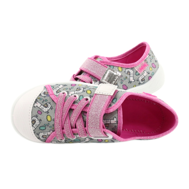 Chaussures enfant Befado 251X158 rose argent gris multicolore 4 Chaussures enfant Befado 251X158 rose argent gris multicolore 4