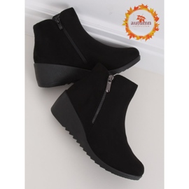 Noir Bottines compensées noires E3267 Noir le noir 1