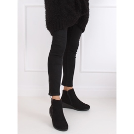 Noir Bottines compensées noires E3267 Noir le noir 3