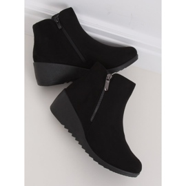 Noir Bottines compensées noires E3267 Noir le noir 2