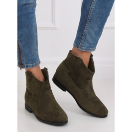 Bottes de cowboy plates vertes TX-1876 Vert 4