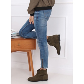 Bottes de cowboy plates vertes TX-1876 Vert 3