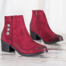 Goodin Bottes décontractées rouge 1