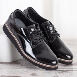 Chaussures en cuir VINCEZA noir 1