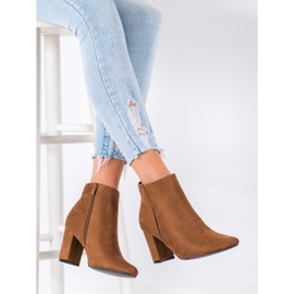 Goodin Bottes élégantes en Spitz brun 1 Goodin Bottes élégantes en Spitz brun 1