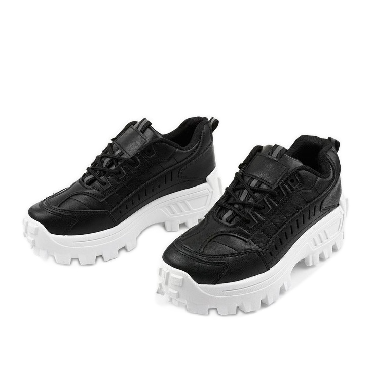Chaussures de sport noires tendance Pereipheme le noir 2
