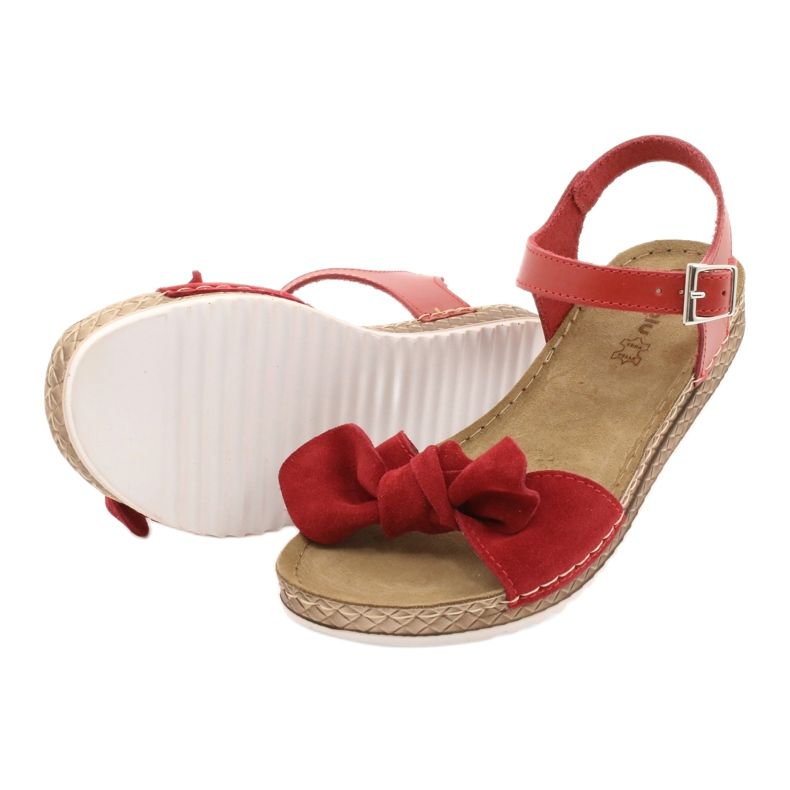 Chaussures femme Comfort Inblu 158D117 rouge 4