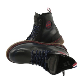 Lee Cooper Bottes LCJPL-20-01-014 Marine le noir bleu marin 4