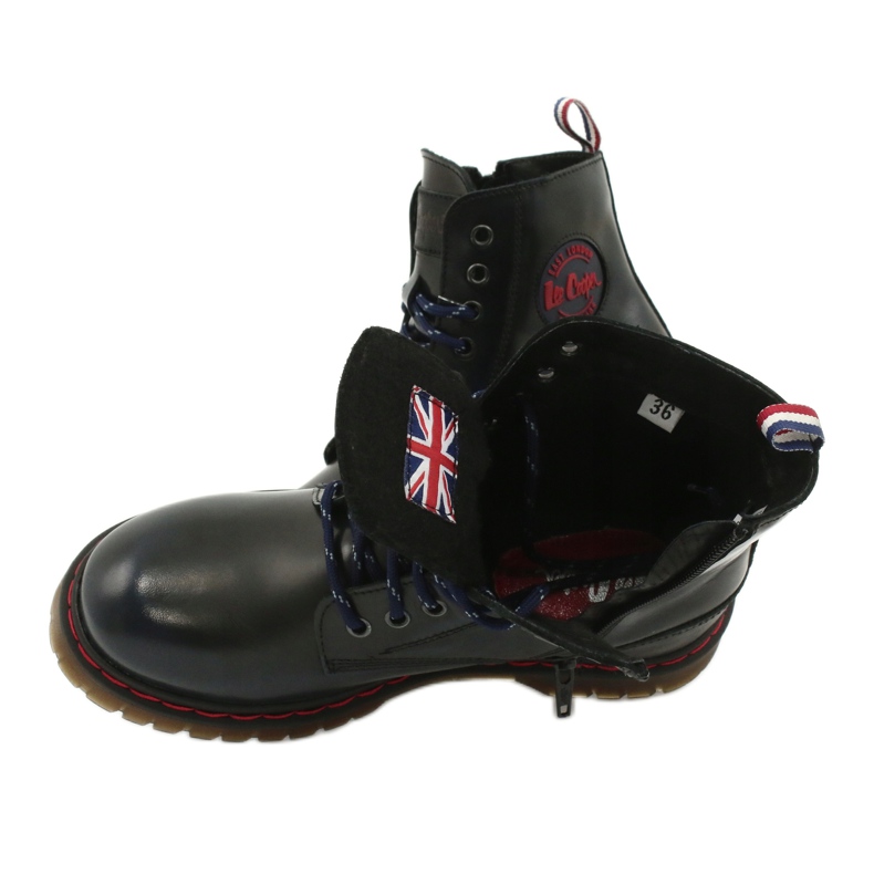 Lee Cooper Bottes LCJPL-20-01-014 Marine noir bleu marine 5