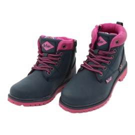 Lee Cooper Les trappeurs pour enfants sur un curseur bleu marine 2