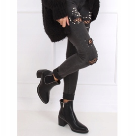 Bottines Chelsea noires, noir 15671 Noir le noir 1