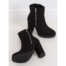 Bottines noires à talons BM287 Noir le noir 3