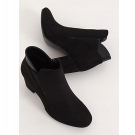 Bottes sur le poteau noir K-99107-2 Noir 1