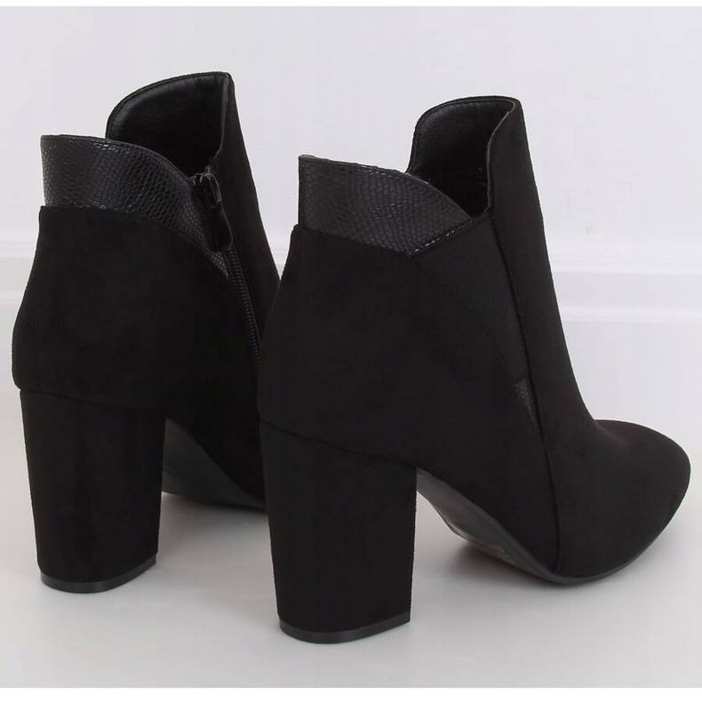 Bottes sur le poteau noir K-99107-2 Noir 2