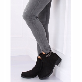 Bottes femme en daim noir noir 1210D-PA Noir le noir 3
