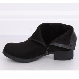 Bottes femme en daim noir noir 1210D-PA Noir le noir 1
