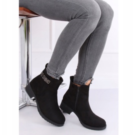 Bottes femme en daim noir noir 1210D-PA Noir le noir 4