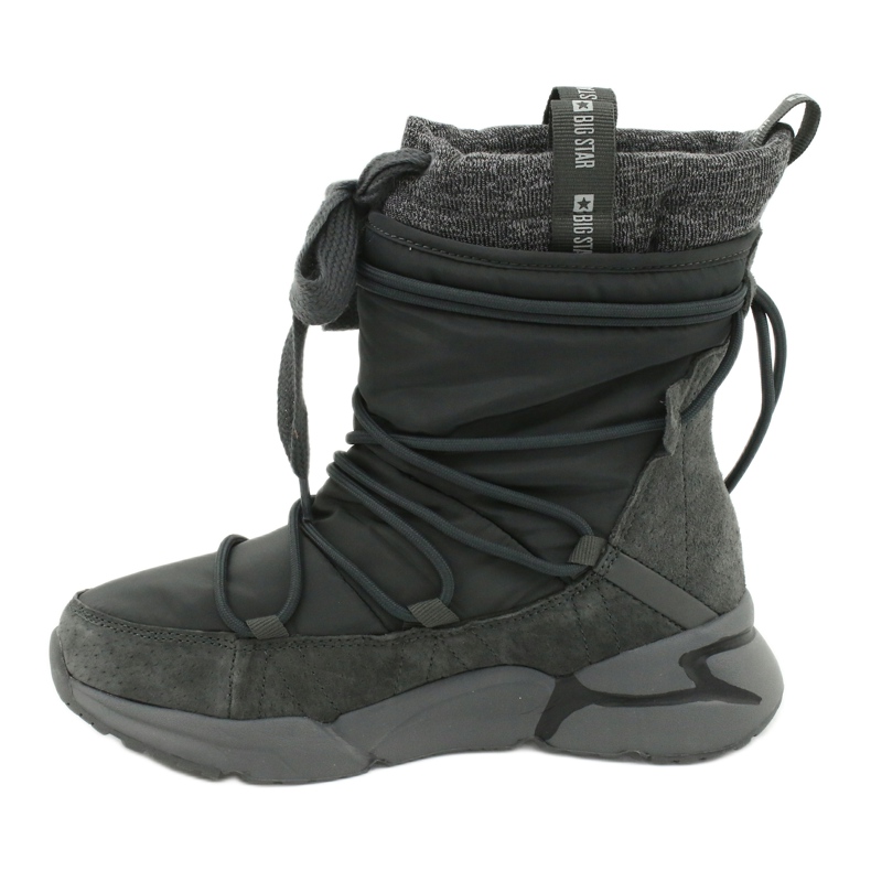 Bottes de neige Big Star Sport sur fourrure gris 1