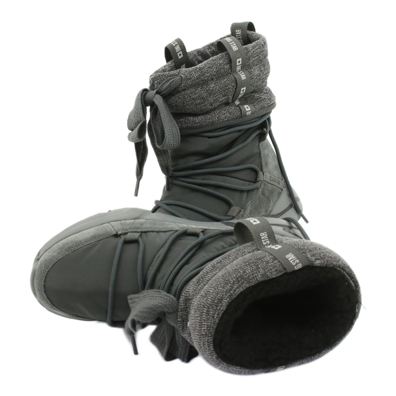 Bottes de neige Big Star Sport sur fourrure gris 5