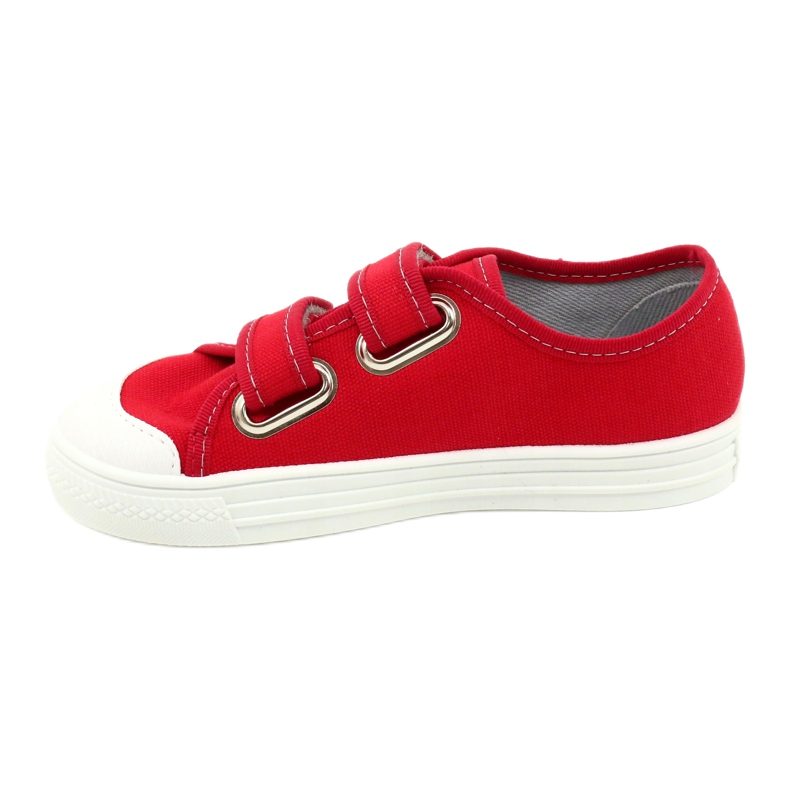 Chaussures enfant Befado 440X012 blanche rouge 2