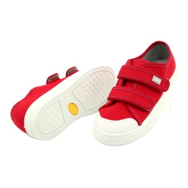 Chaussures enfant Befado 440X012 blanc rouge 4