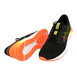 Chaussures de course Asics RoadHawk Ff 2 M 1011A136-005 noir bleu marine orange jaune 3